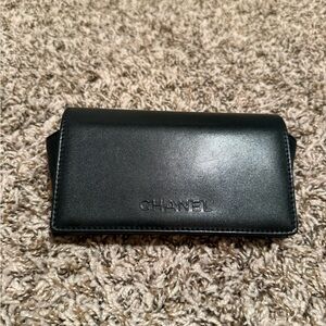 Chanel Black Leather Sunglasses Case